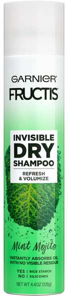 Garnier Fructis Invisible Dry Shampoo Mojito Mint 4.4oz
